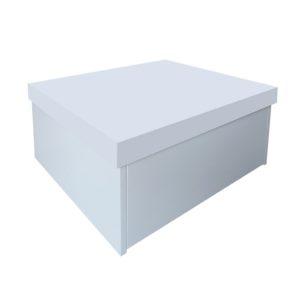 Sapateira Box Baú Caixa Organizadora para Sapatos Branco Laca