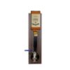 Dispenser Pingometro Parede Dosador Serve Bebidas Whisky Bar Adega Estilo Industrial Preto Laca