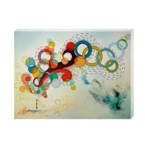Quadro Decorativo Tela impressa Canvas Celebração da Vida 30 x 40 cm